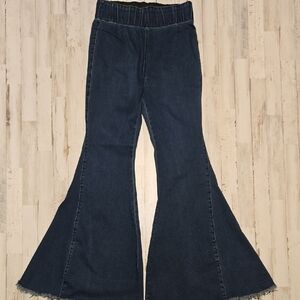Three Bird Nest Dark Wash Denim Flare Jeans